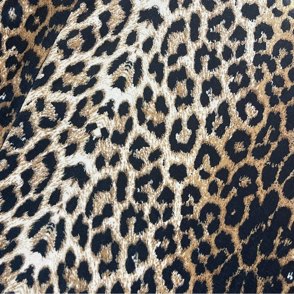 Nasty Gal l 6 Retro Pinup Animal Leopard Velvet Sweetheart Bodycon Wiggle Dress
